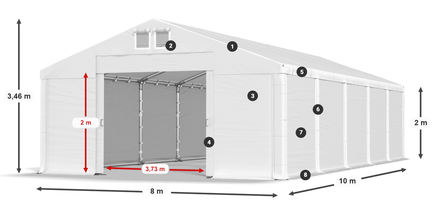 MFR 620 PVC legend 2m