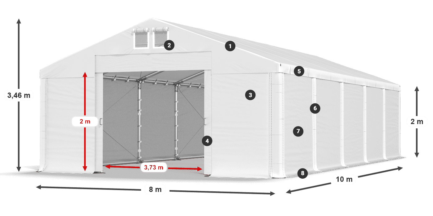 MFR 620 PVC legend 2m