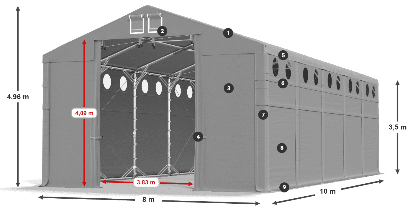 MFRO 620 PVC legend 3.5m