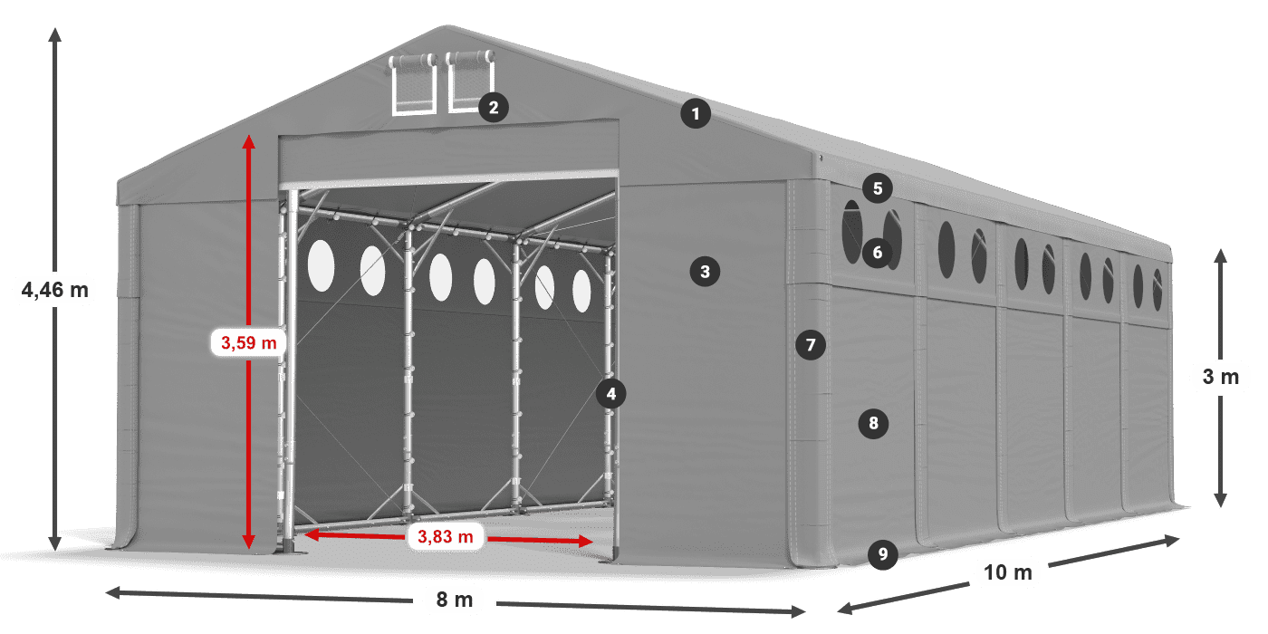 MFRO 620 PVC legend 3m