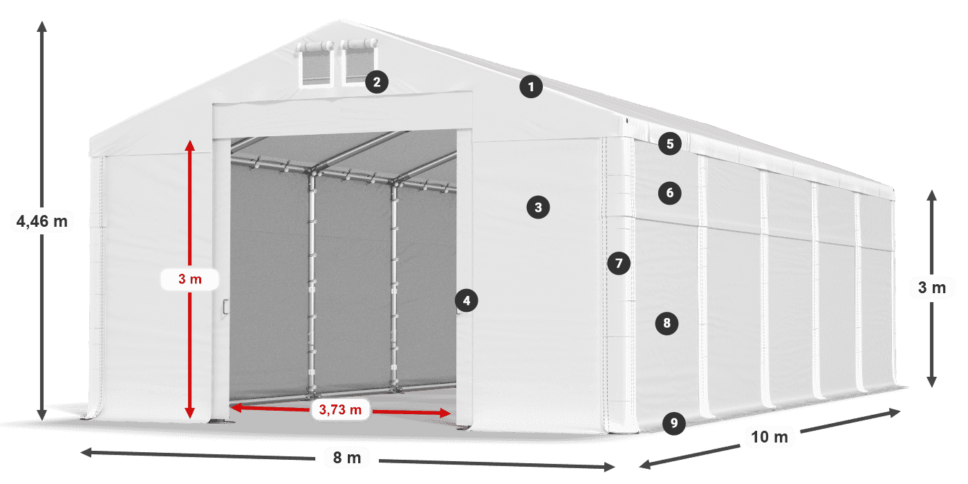MFR 620 PVC legend 3m