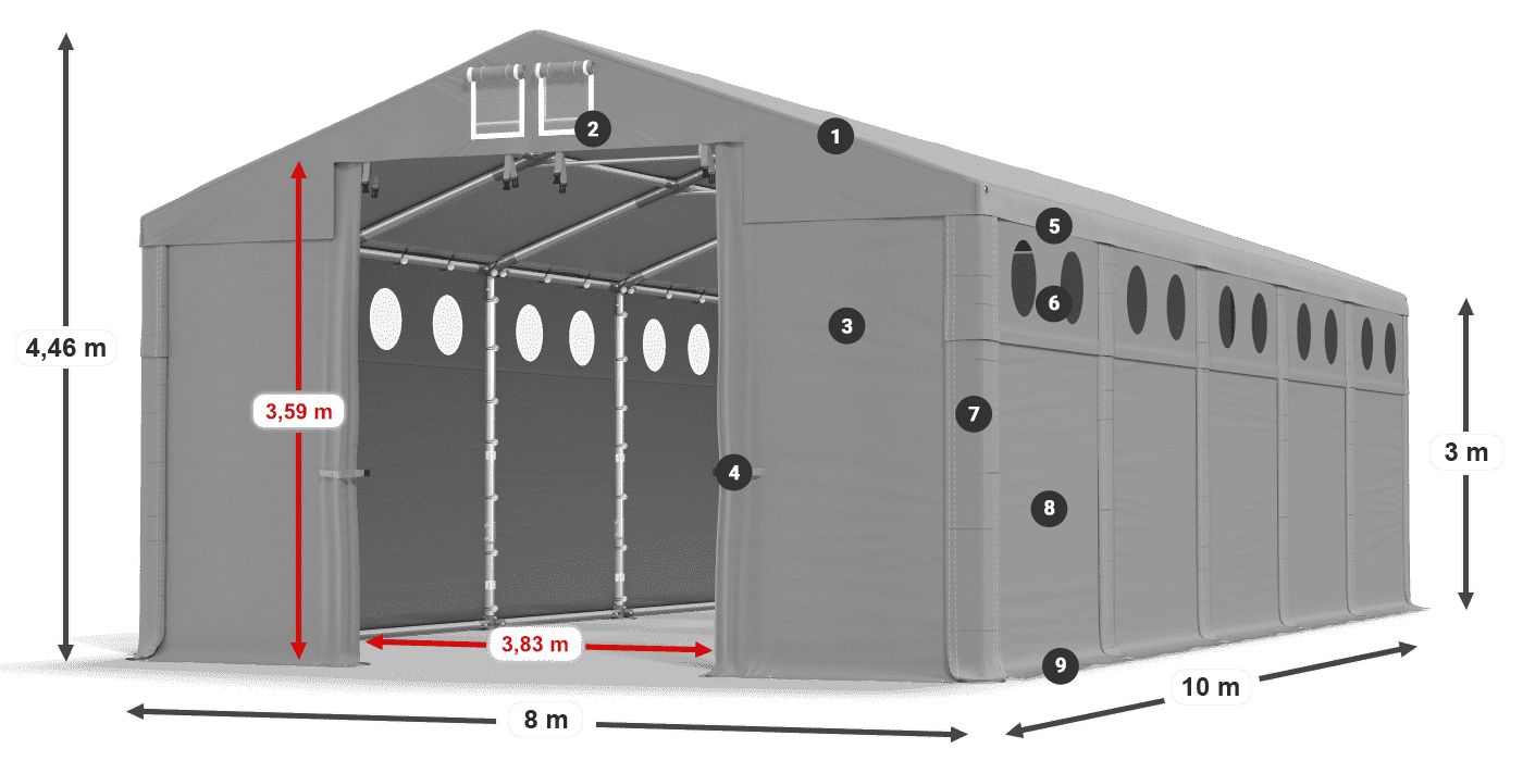 MFRO 620 PVC legend 3m