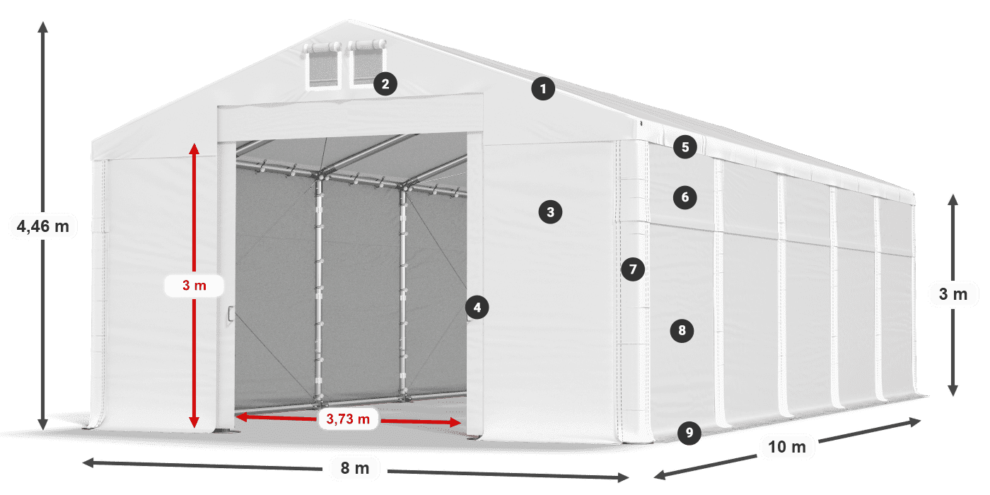 MFR 620 PVC legend 3m