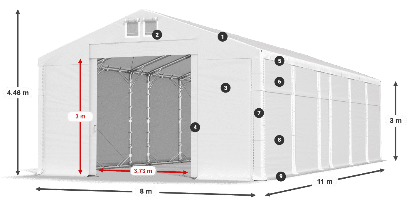 MFR 620 PVC legend 3m