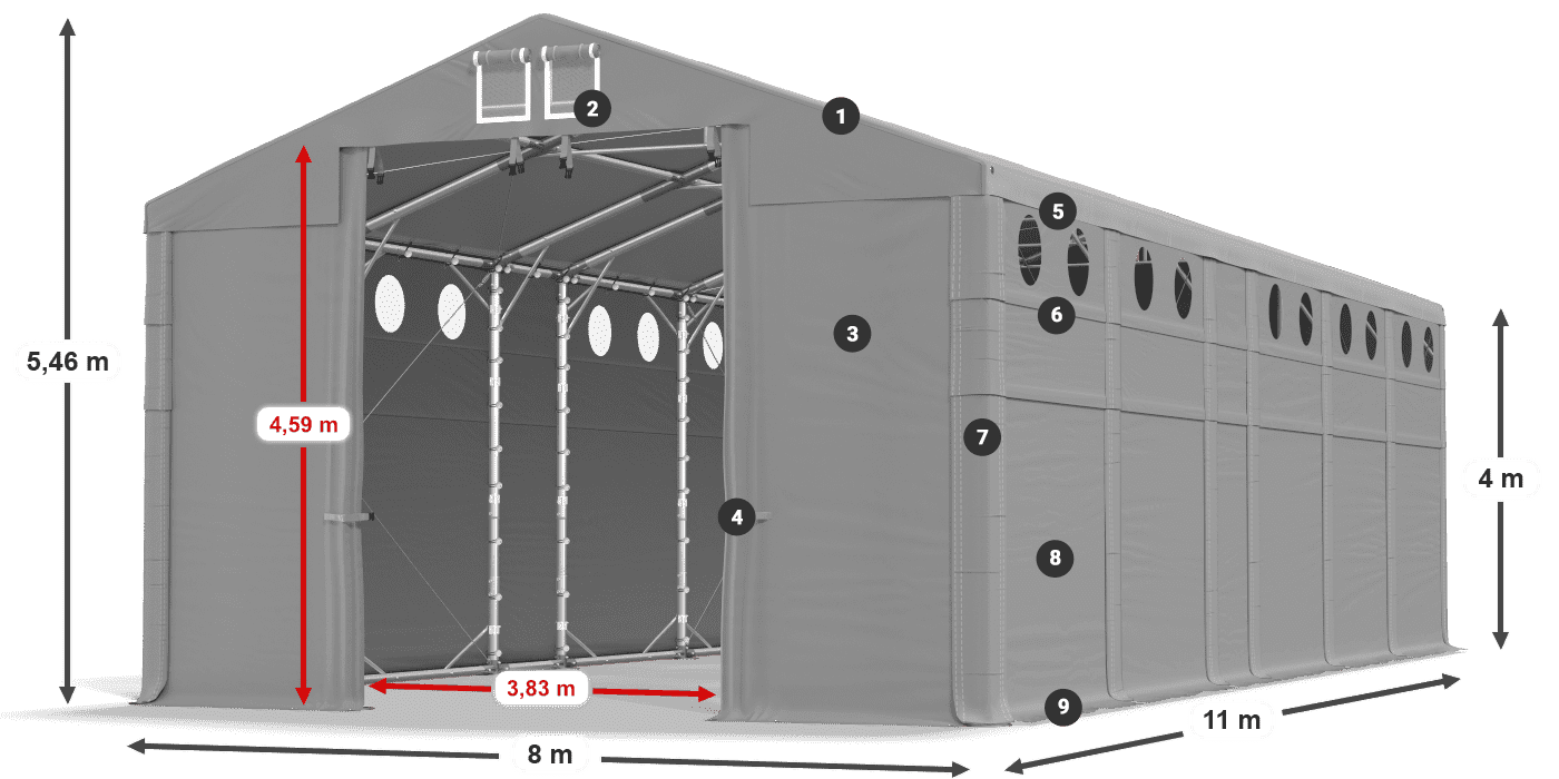 MFRO 620 PVC legend 4m