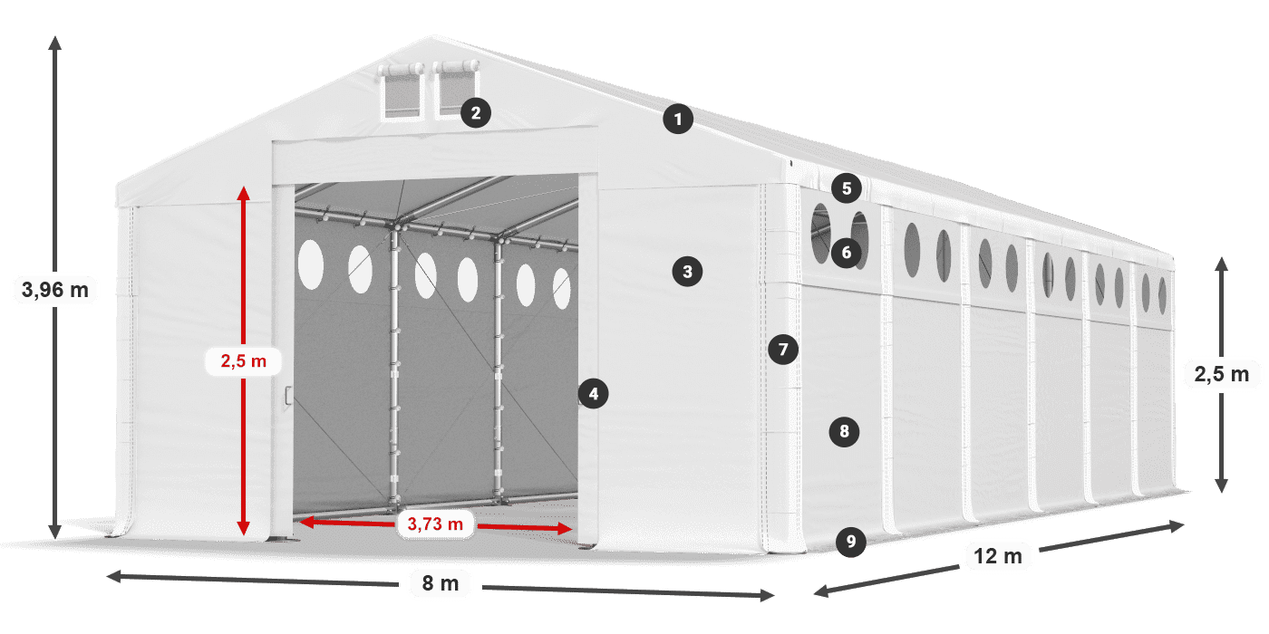 MSDO 560 PVC legend 2.5m