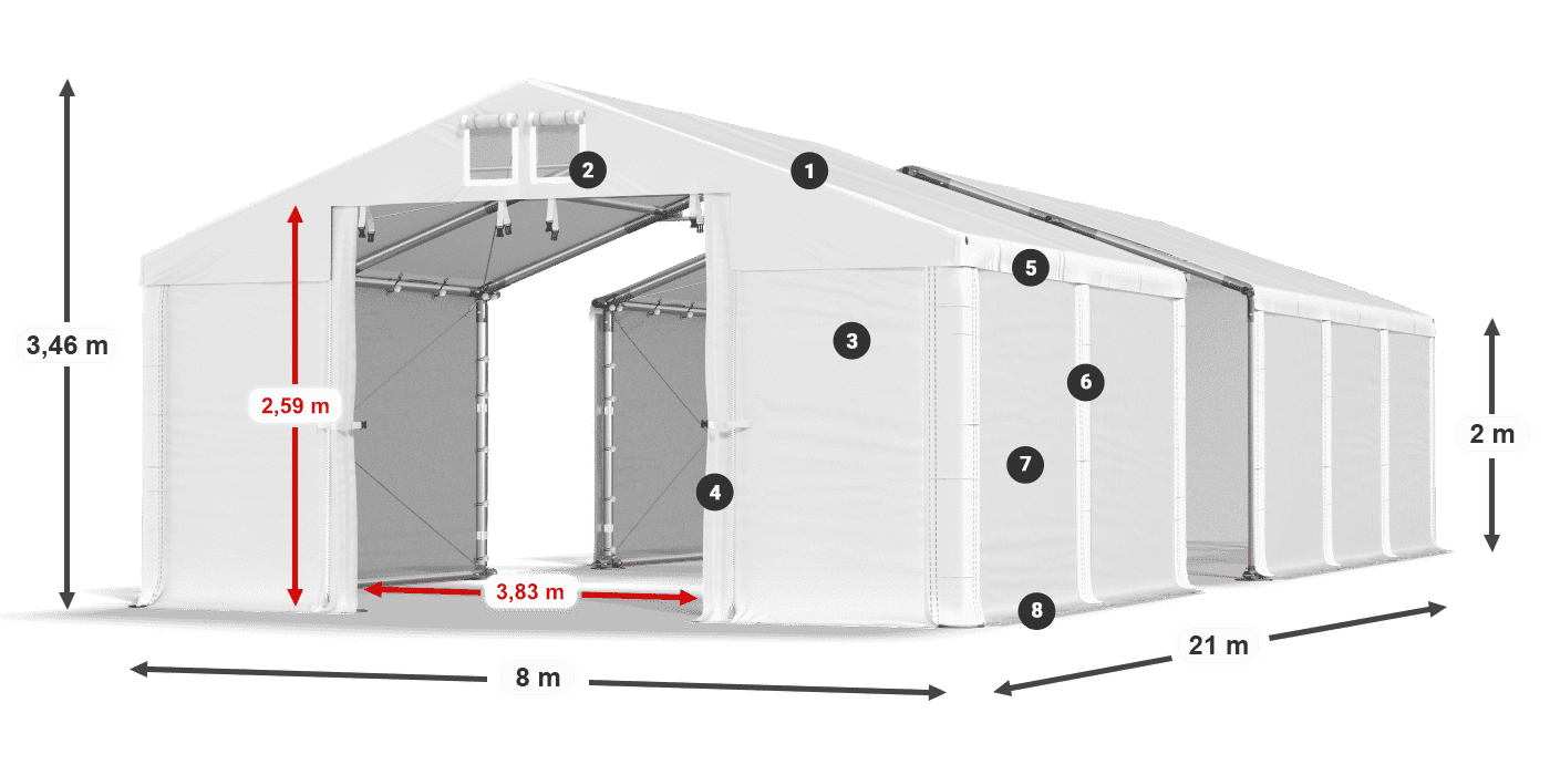 MFR 620 PVC legend 2m