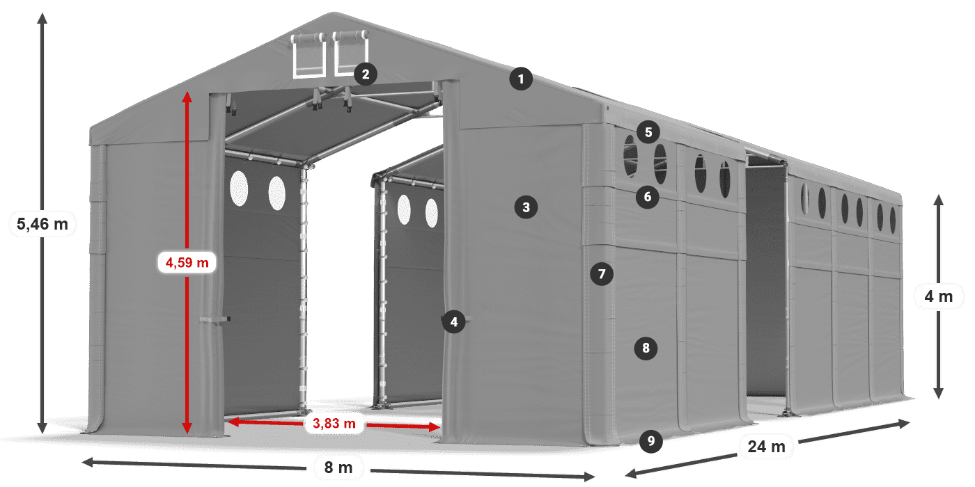 MFRO 620 PVC legend 4m
