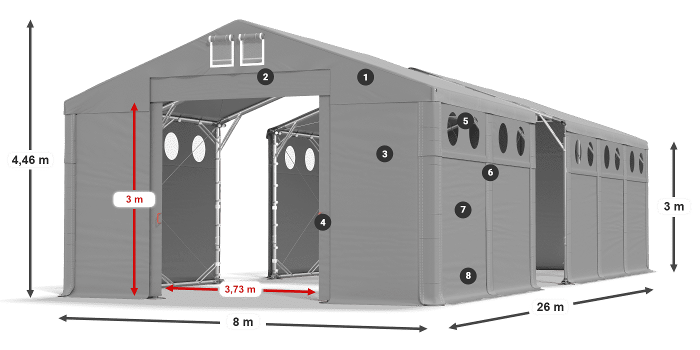 MFRO 620 PVC legend 3m