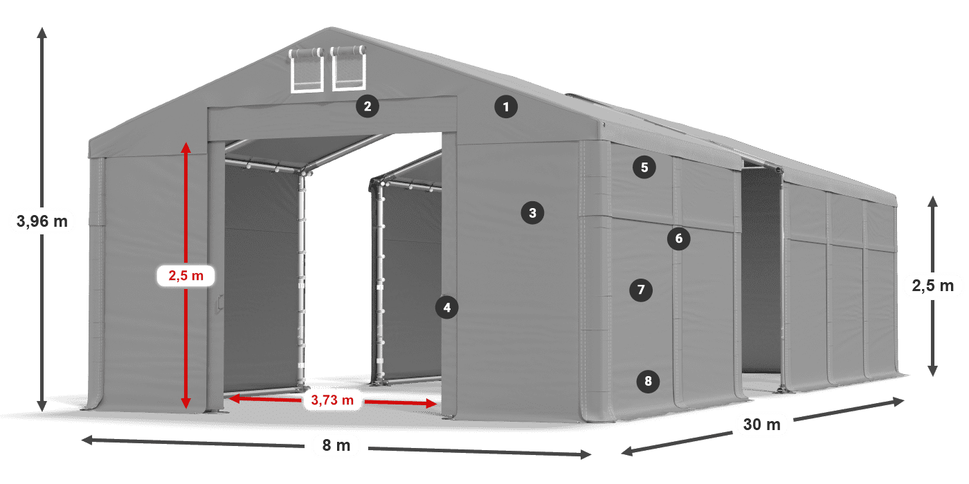 MFR 620 PVC legend 2,5m