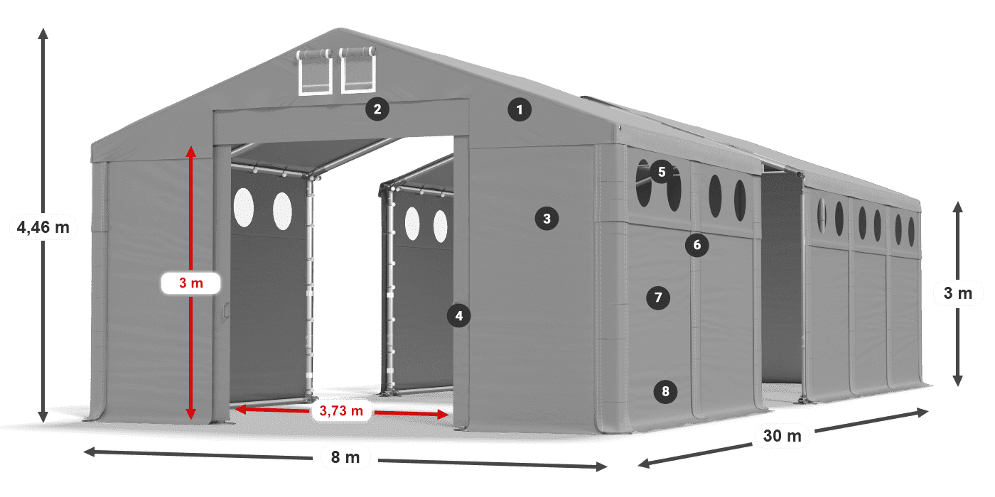 MFRO 620 PVC legend 3m