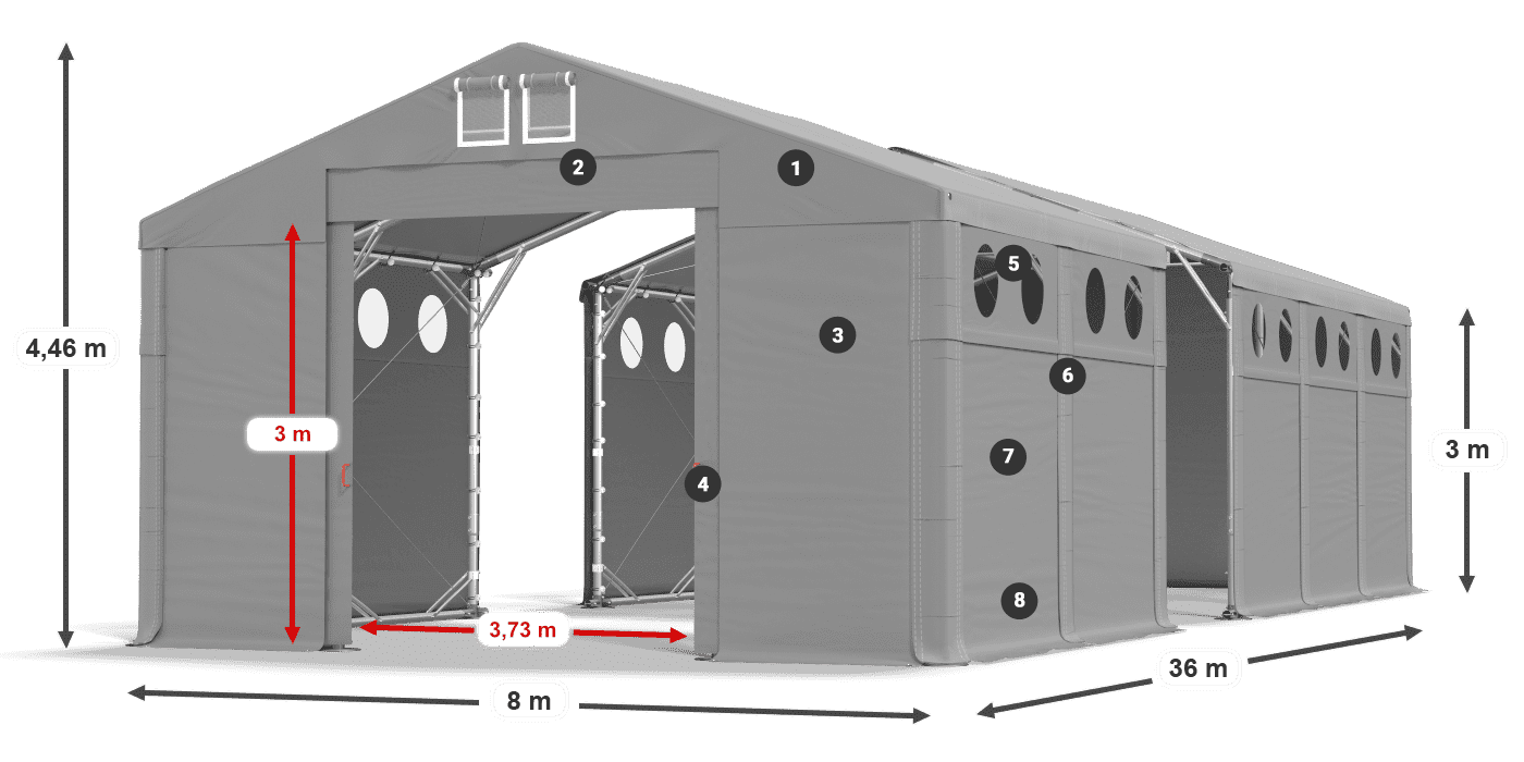 MFRO 620 PVC legend 3m