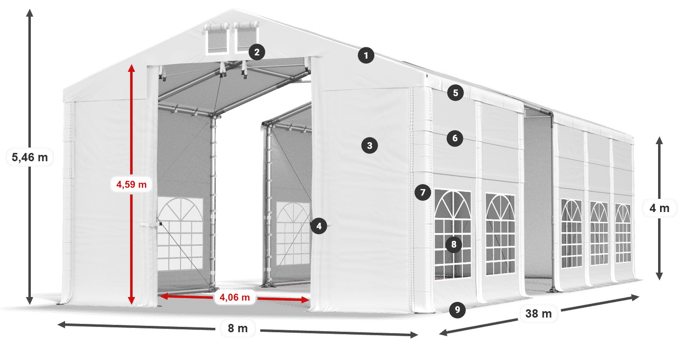 IFR 620 PVC legend 4m