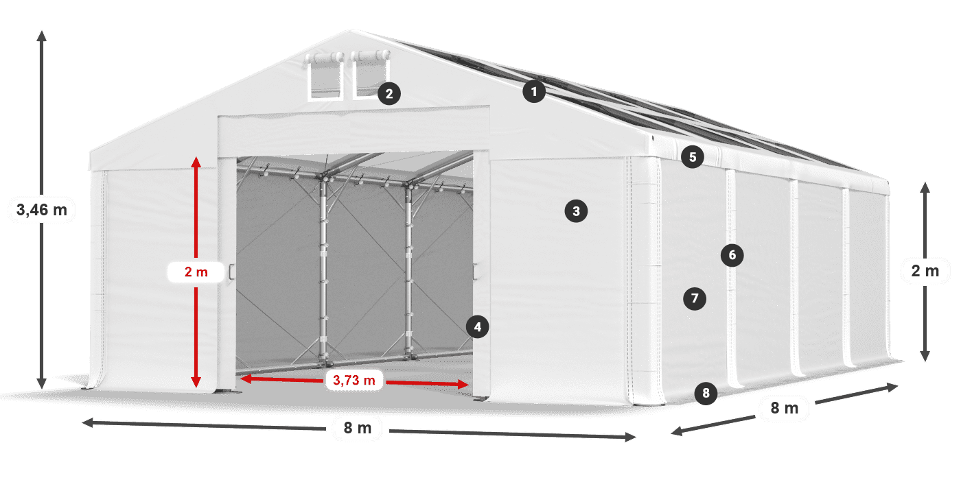 MMST 580 PVC legend 2m