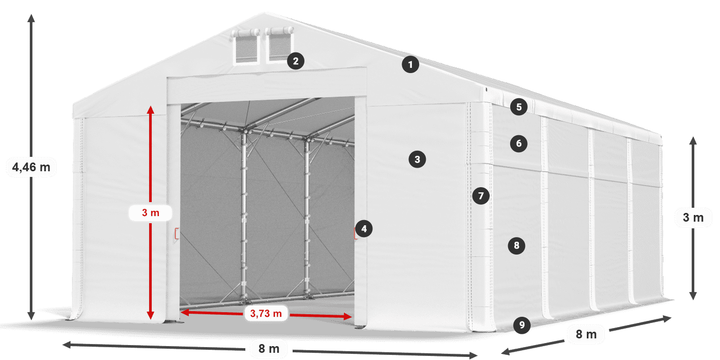 MFR 620 PVC legend 3m