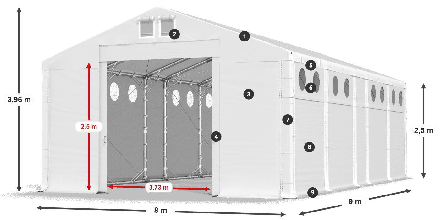 MFRO 620 PVC legend 2,5m