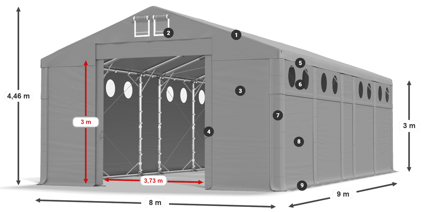 MMSO 580 PVC legend 3m