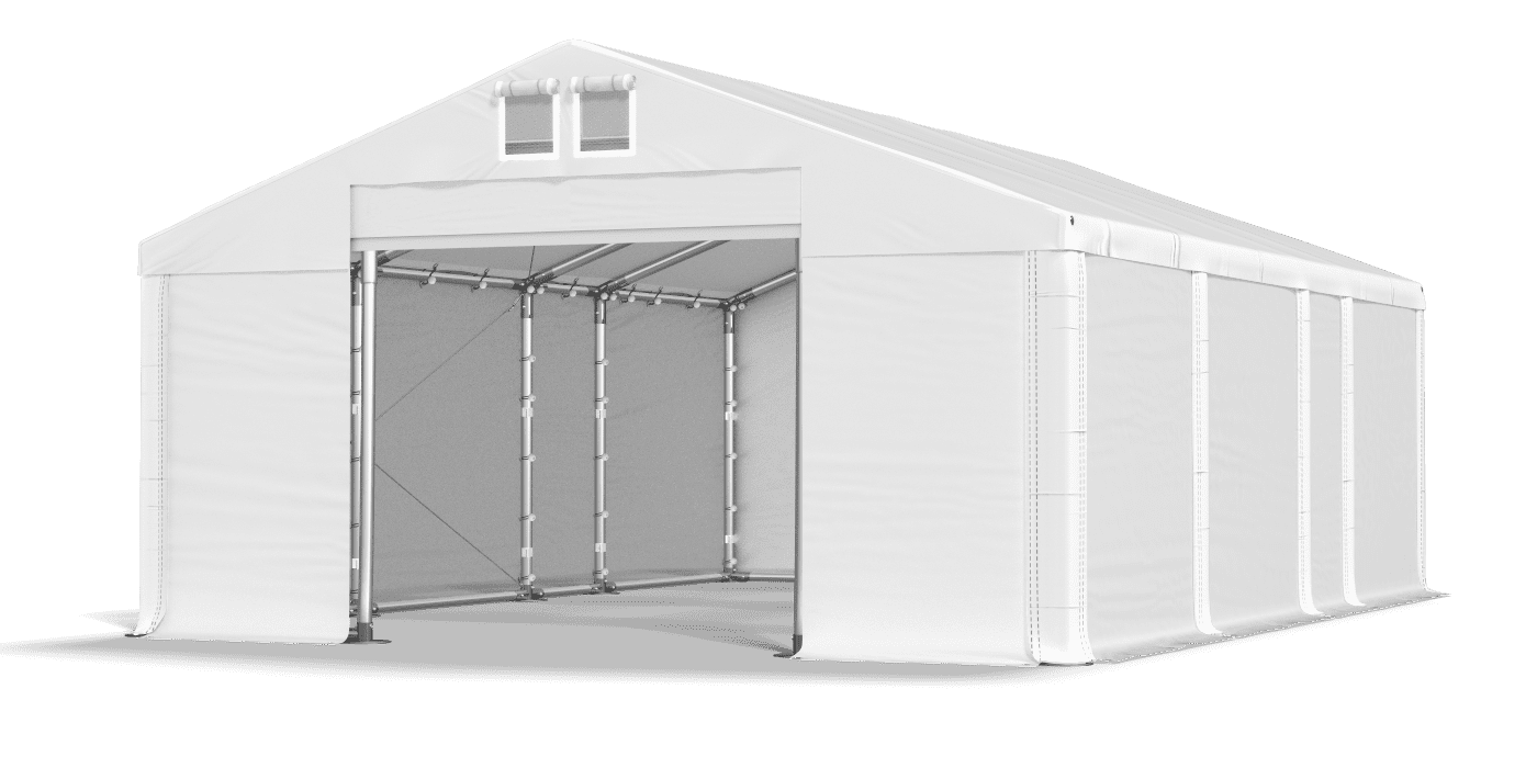 Open entrance tent