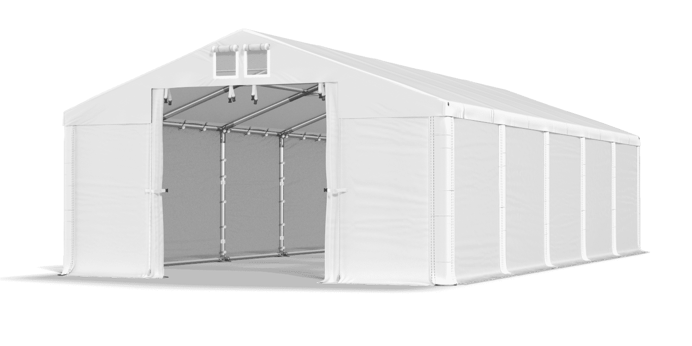 Open entrance tent