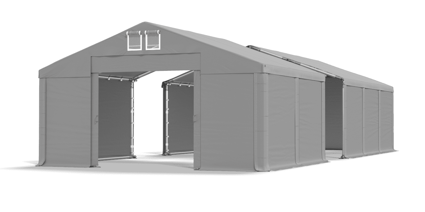 Open entrance tent