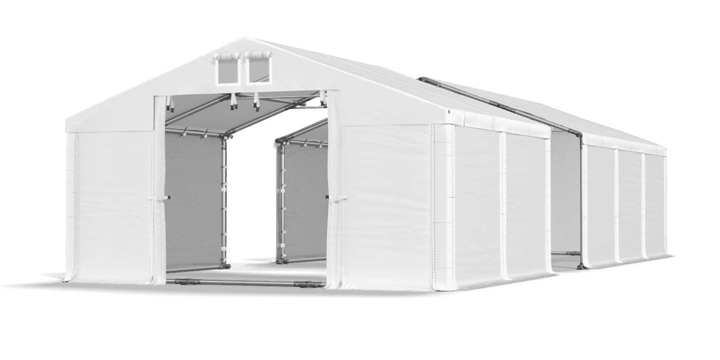 Open entrance tent