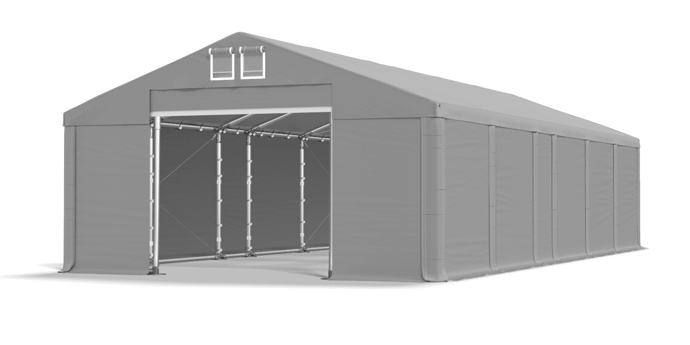 Open entrance tent
