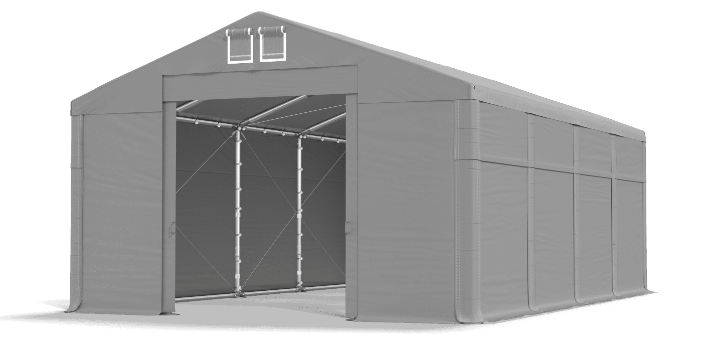Open entrance tent