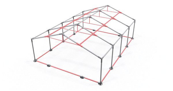 Roof and floor structure
